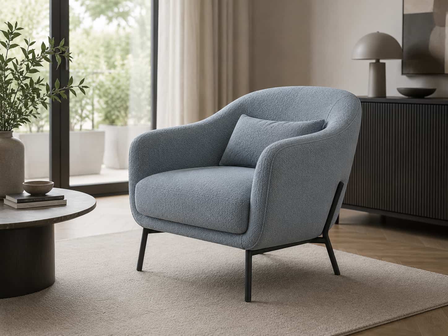 sillón moderno tapizado en valencia